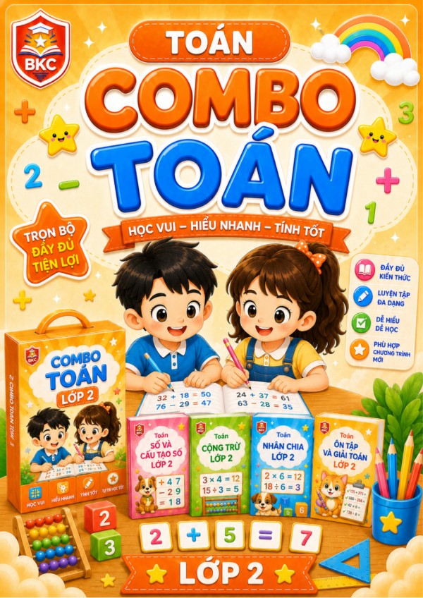 Ảnh bìa combo COMBO TOÁN LỚP 2