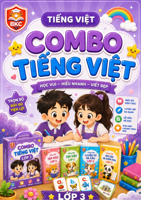 Ảnh bìa combo COMBO TIẾNG VIỆT LỚP 3