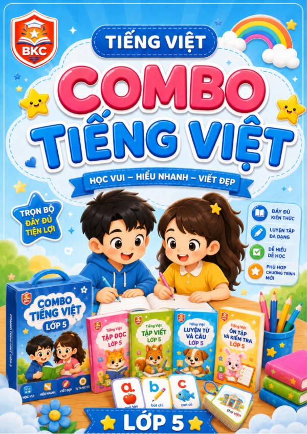 Ảnh bìa combo COMBO TIẾNG VIỆT LỚP 5