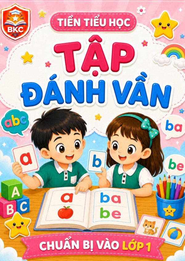 Ảnh bìa TẬP ĐÁNH VẦN - TIỀN TIỂU HỌC