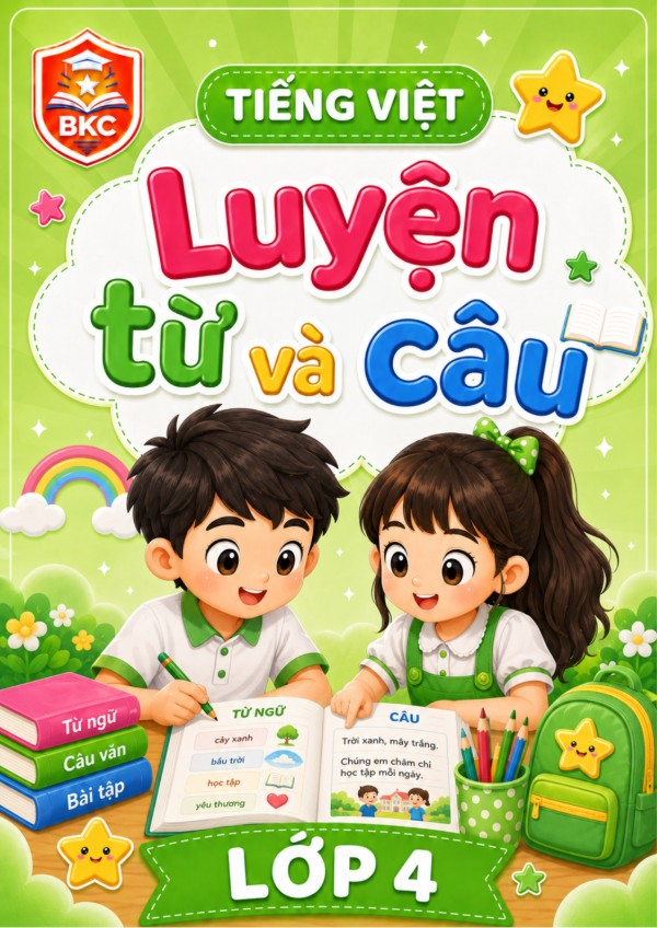 Ảnh bìa LUYỆN TỪ VÀ CÂU - LỚP 4