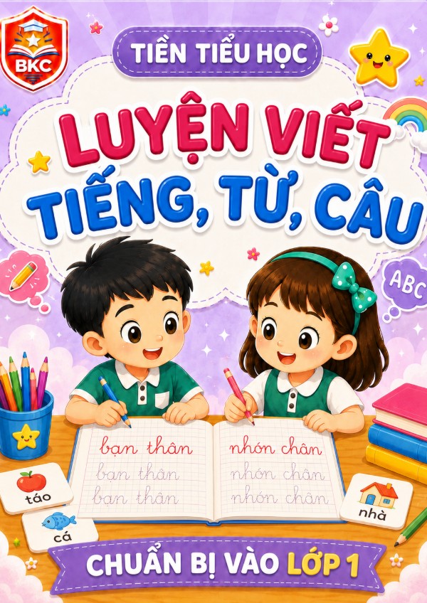 Ảnh bìa LUYỆN VIẾT TIẾNG, TỪ, CÂU - TIỀN TIỂU HỌC
