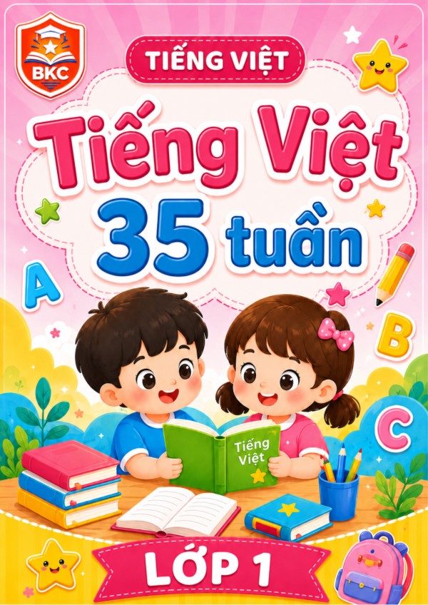 Ảnh bìa TIẾNG VIỆT 35 TUẦN - LỚP 1