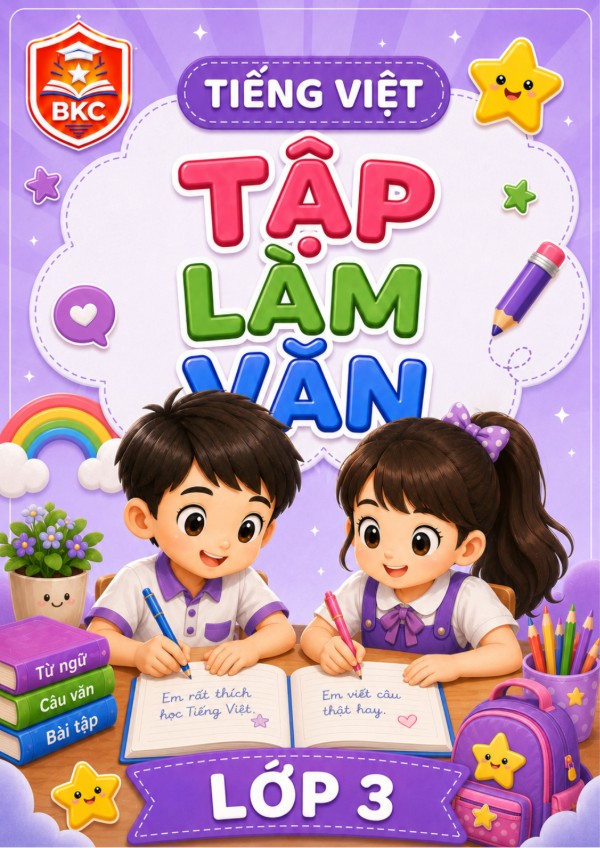 Ảnh bìa TẬP LÀM VĂN - LỚP 3