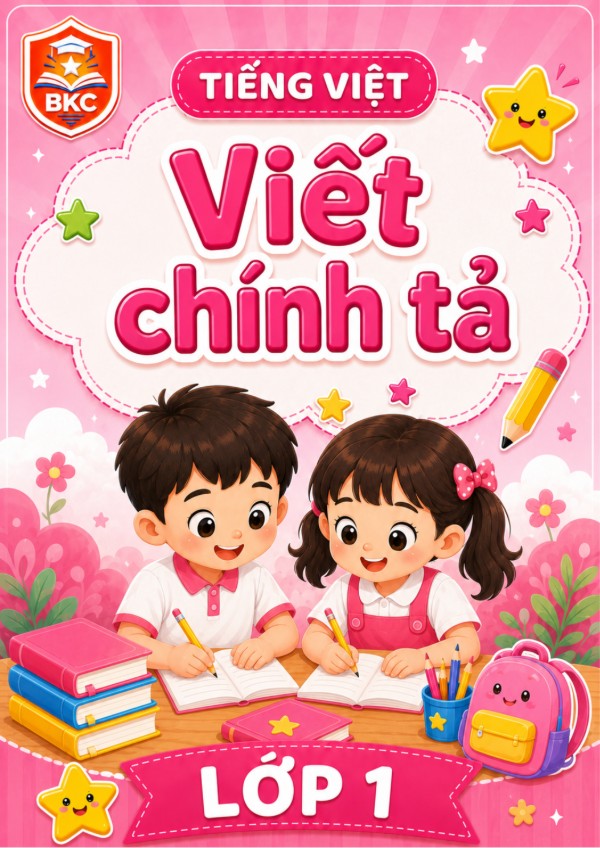 Ảnh bìa VIẾT CHÍNH TẢ - LỚP 1