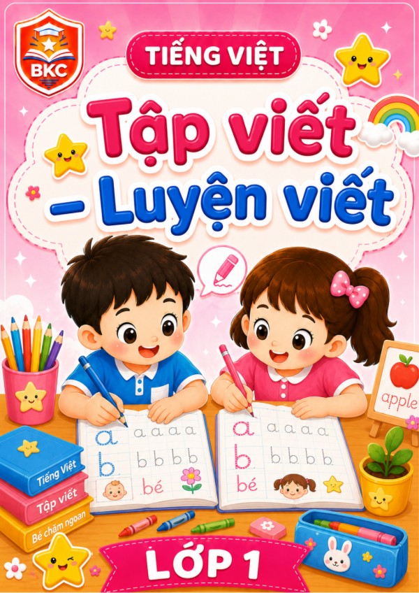 Ảnh bìa TẬP VIẾT – LUYỆN VIẾT - LỚP 1