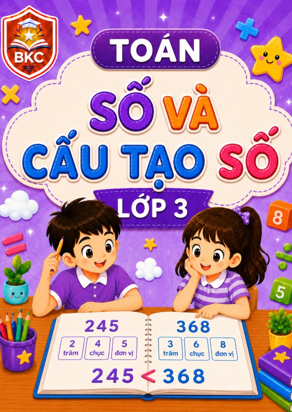 Ảnh bìa SỐ VÀ CẤU TẠO SỐ - LỚP 3