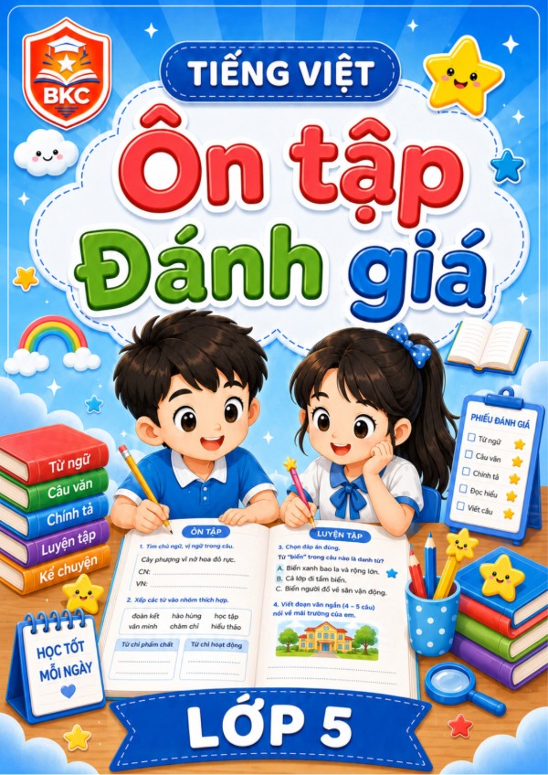 Ảnh bìa ÔN TẬP – ĐÁNH GIÁ - LỚP 5