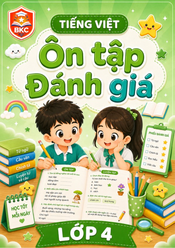 Ảnh bìa ÔN TẬP – ĐÁNH GIÁ - LỚP 4