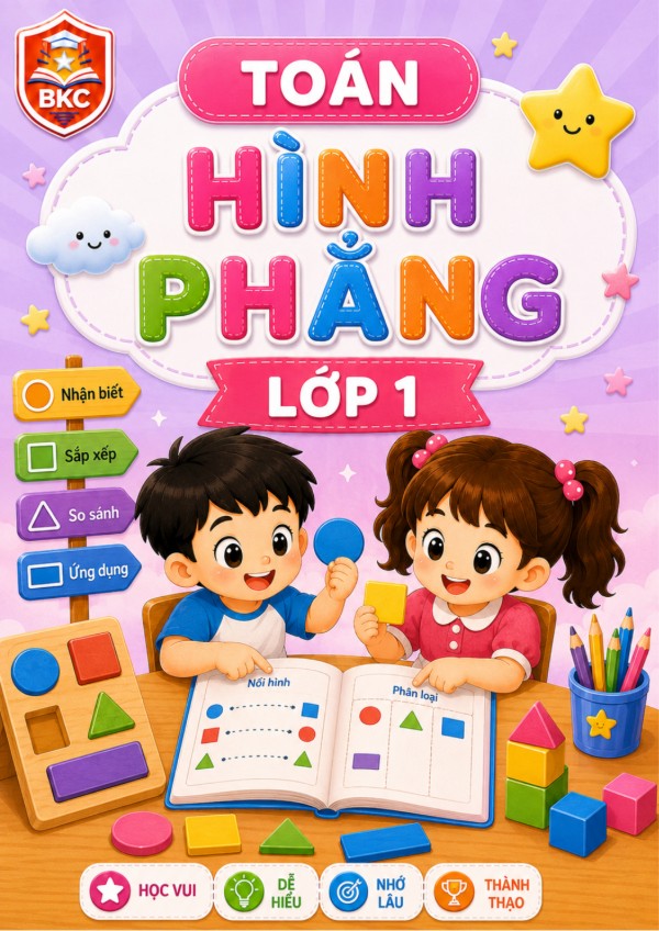 Ảnh bìa HÌNH PHẲNG - LỚP 1
