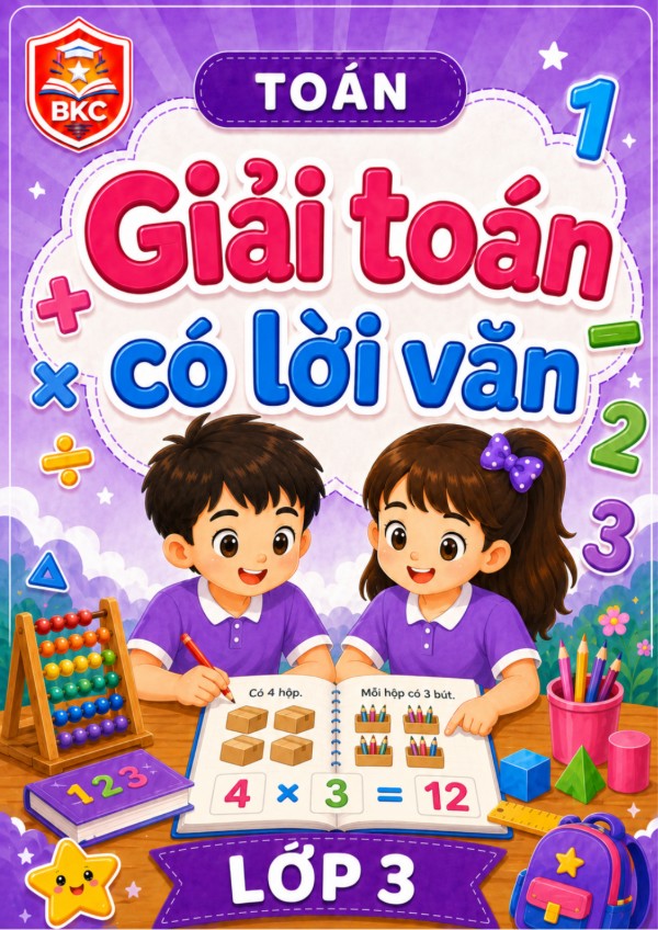 Ảnh bìa GIẢI TOÁN CÓ LỜI VĂN - LỚP 3