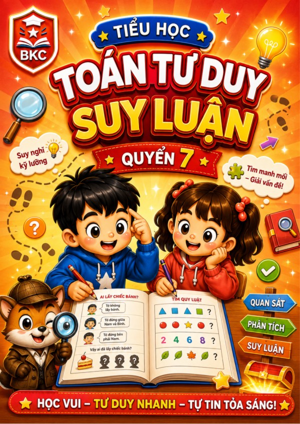 Ảnh bìa TƯ DUY SUY LUẬN - LỚP 1