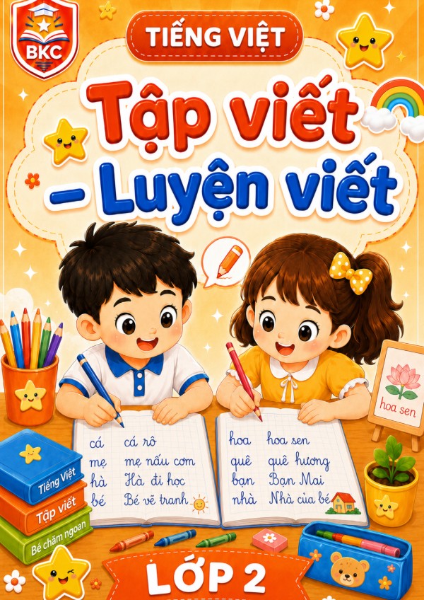 Ảnh bìa TẬP VIẾT – LUYỆN VIẾT - LỚP 2