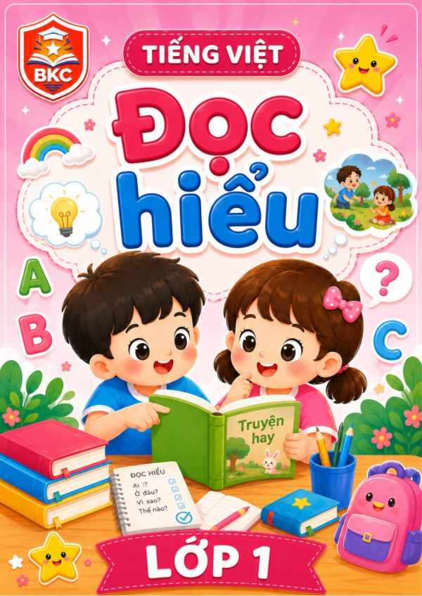 Ảnh bìa ĐỌC HIỂU - LỚP 1