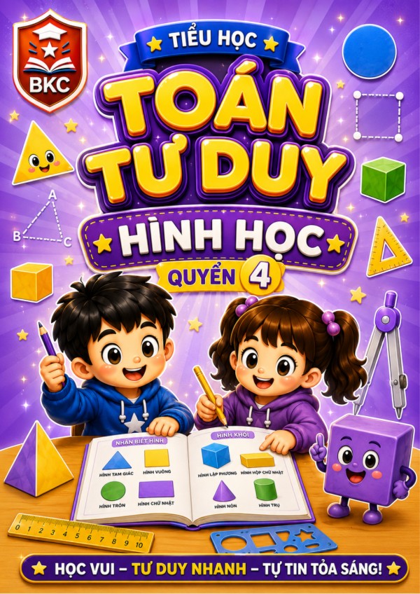 Ảnh bìa TƯ DUY HÌNH HỌC - LỚP 1