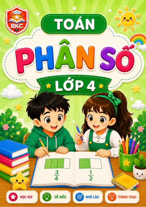 Ảnh bìa PHÂN SỐ - LỚP 4