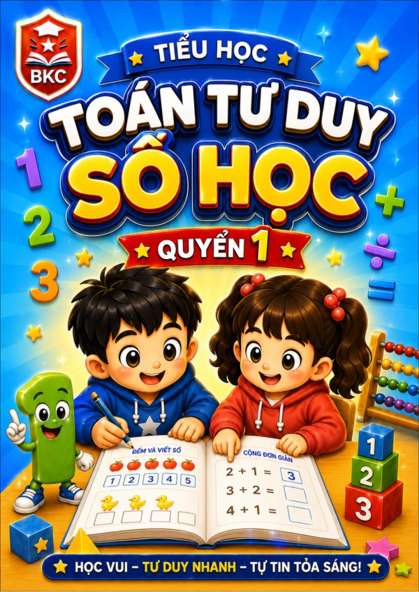 Ảnh bìa TƯ DUY SỐ HỌC - LỚP 1