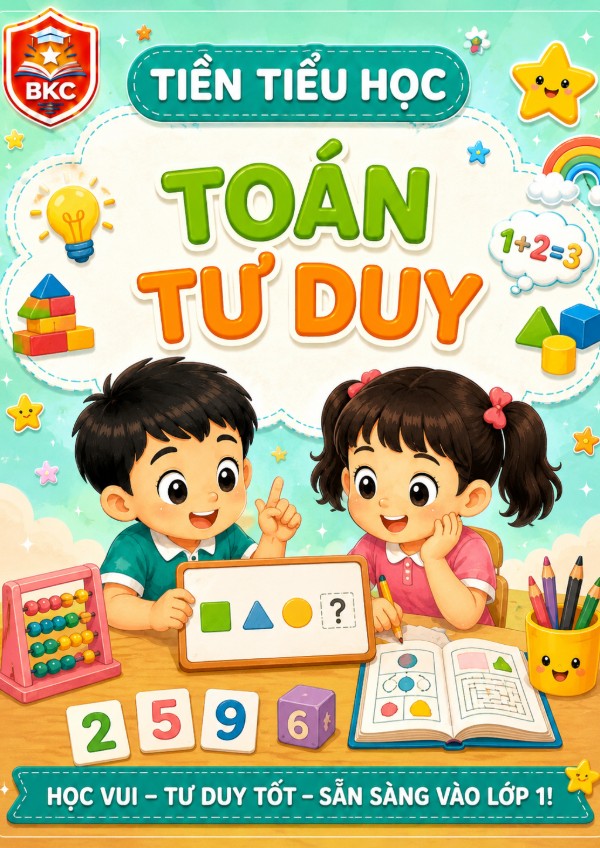 Ảnh bìa TOÁN TƯ DUY - TIỀN TIỂU HỌC