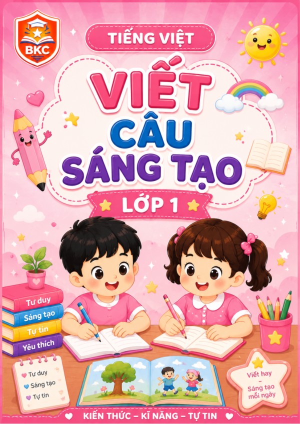 Ảnh bìa VIẾT CÂU SÁNG TẠO - LỚP 1