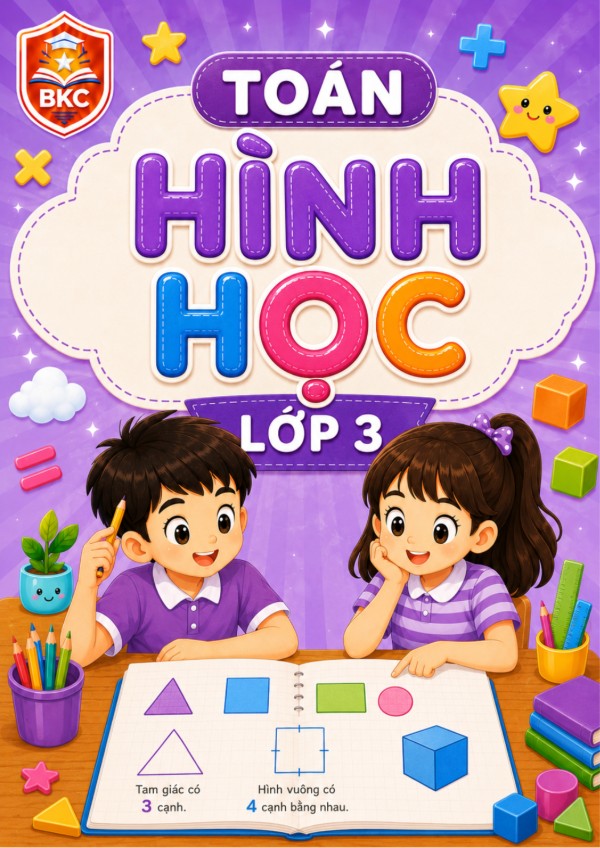 Ảnh bìa HÌNH HỌC - LỚP 3
