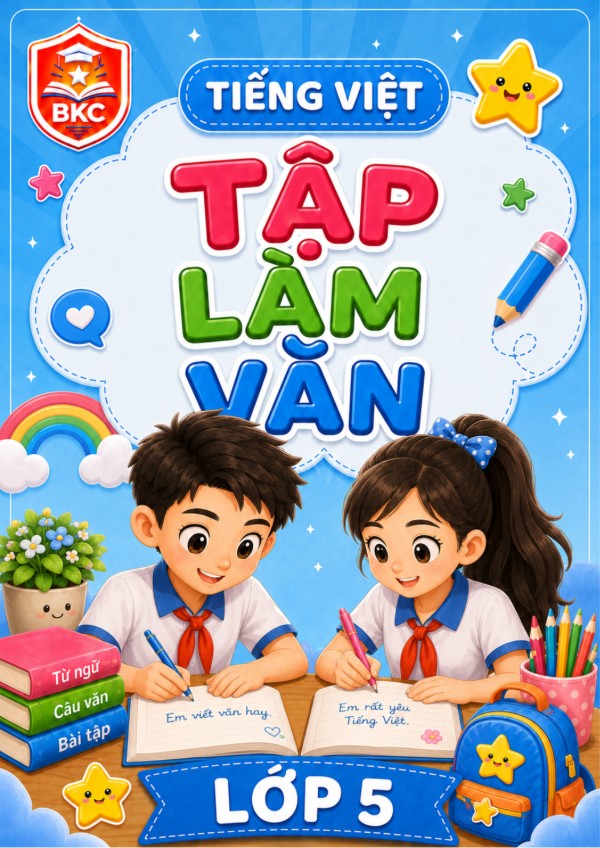 Ảnh bìa TẬP LÀM VĂN - LỚP 5
